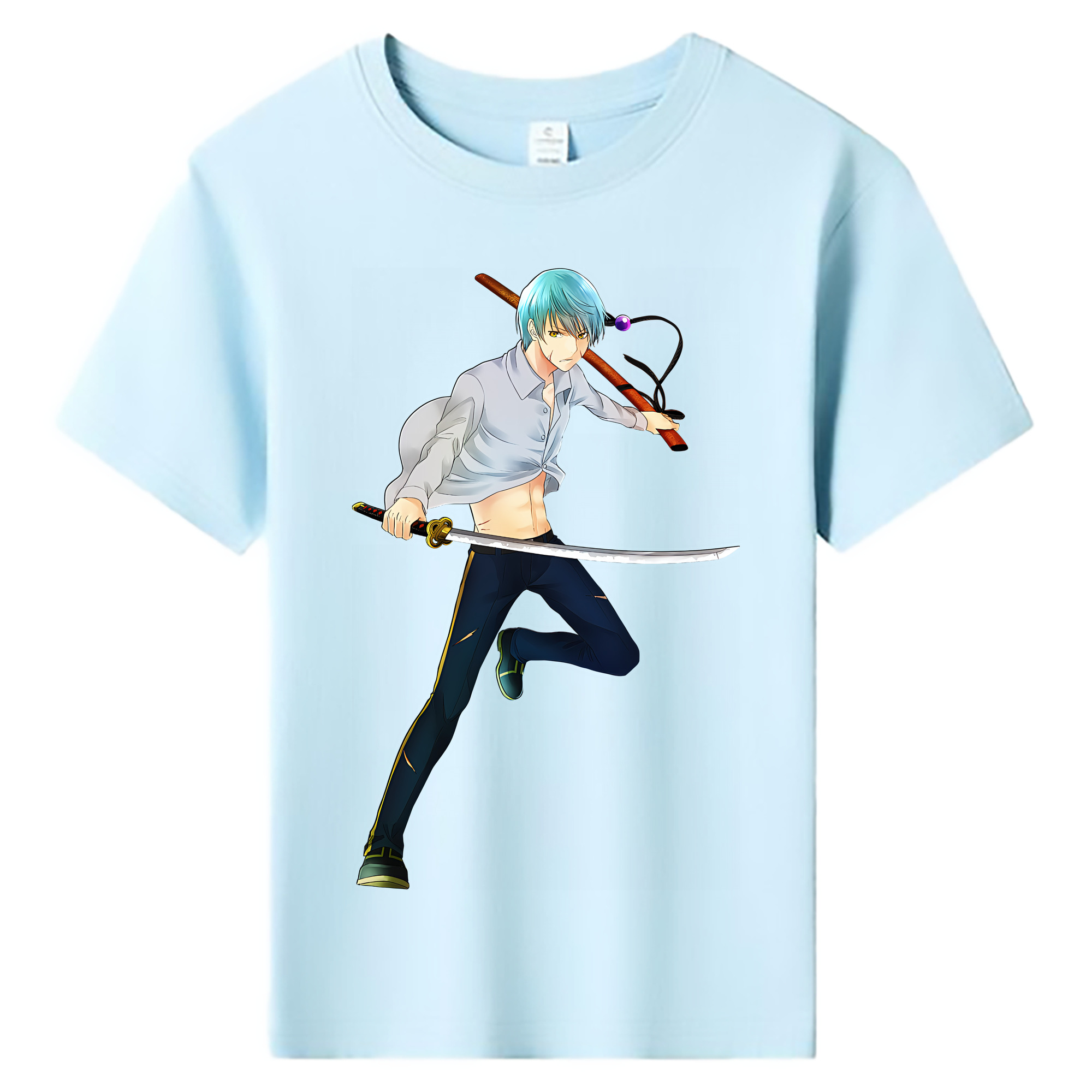 （画像用） 刀剣乱舞 Touken Ranbu 綿100％キッズTシャツ（フロントプリント）